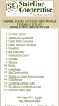 Mobile Screenshot of mobile.statelinecoop.com